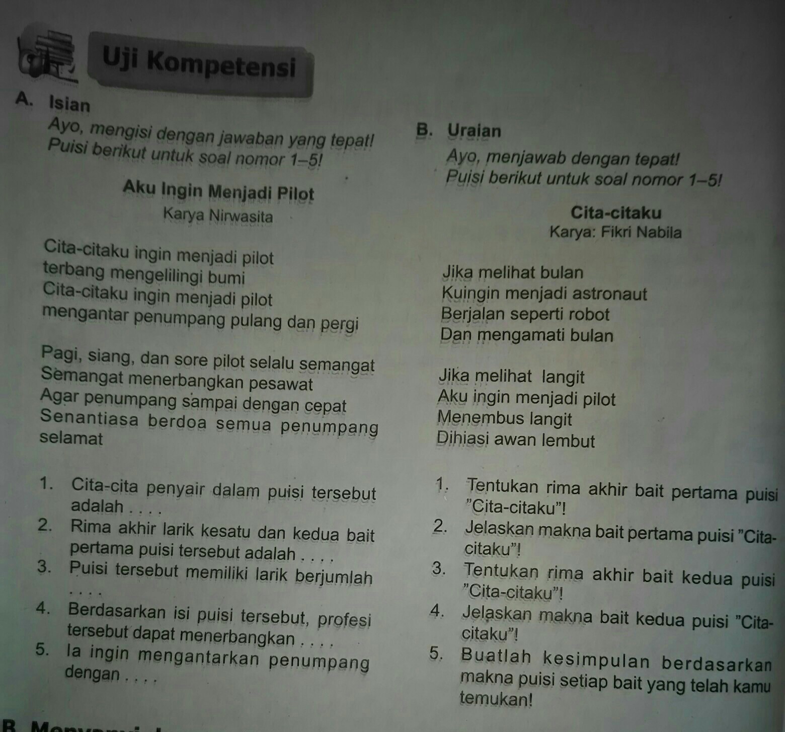 Detail Puisi Tentang Pilot Nomer 7