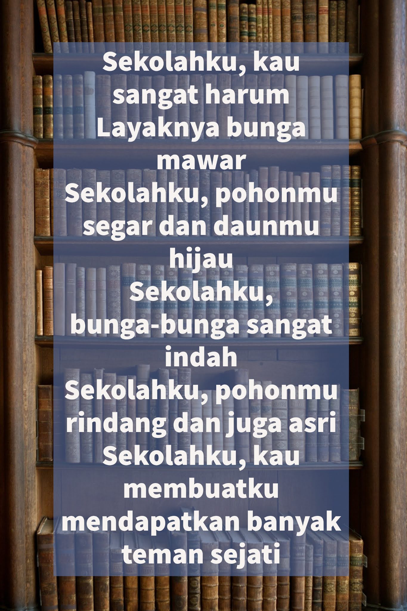 Detail Puisi Tentang Sekolah Ku Nomer 30