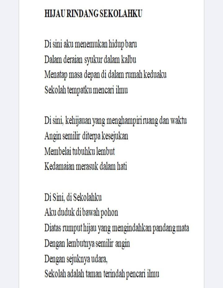 Detail Puisi Tentang Sekolah Ku Nomer 35