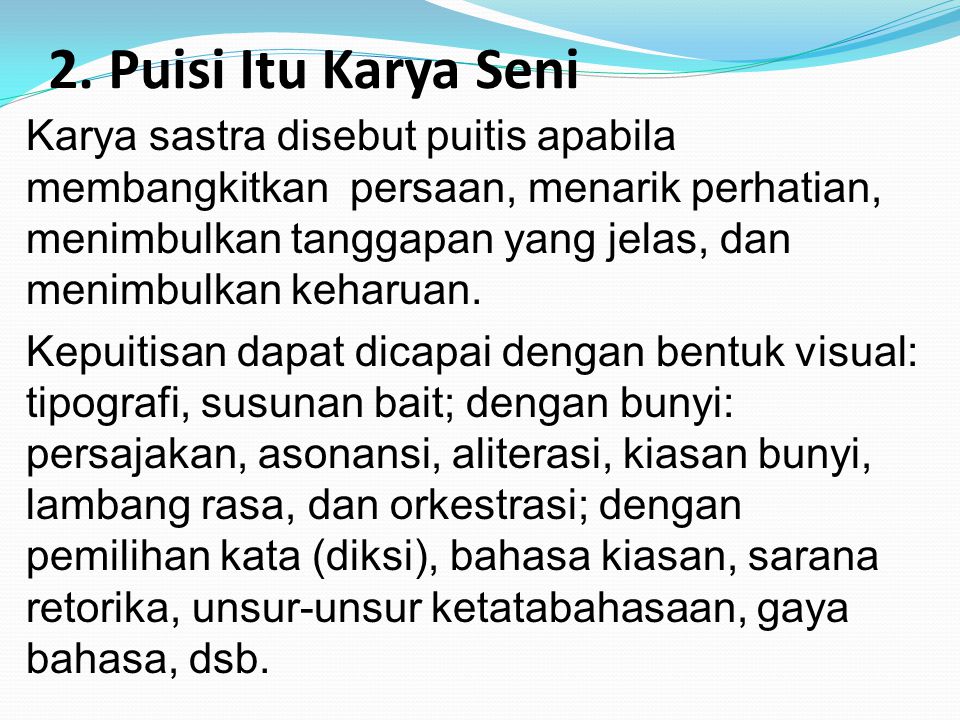 Detail Puisi Tentang Seni Nomer 49