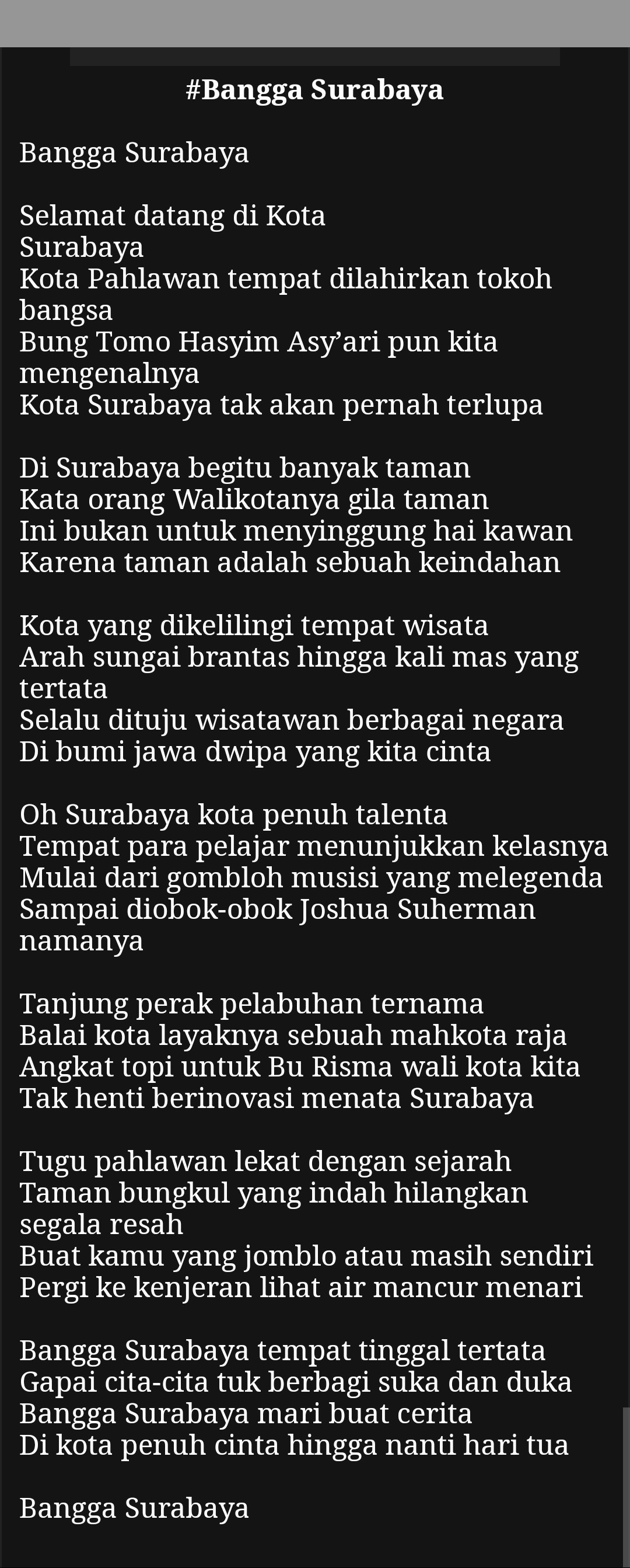 Puisi Tentang Surabaya - KibrisPDR
