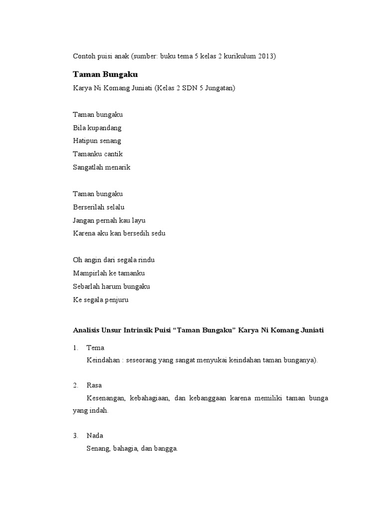 Detail Puisi Tentang Taman Nomer 23