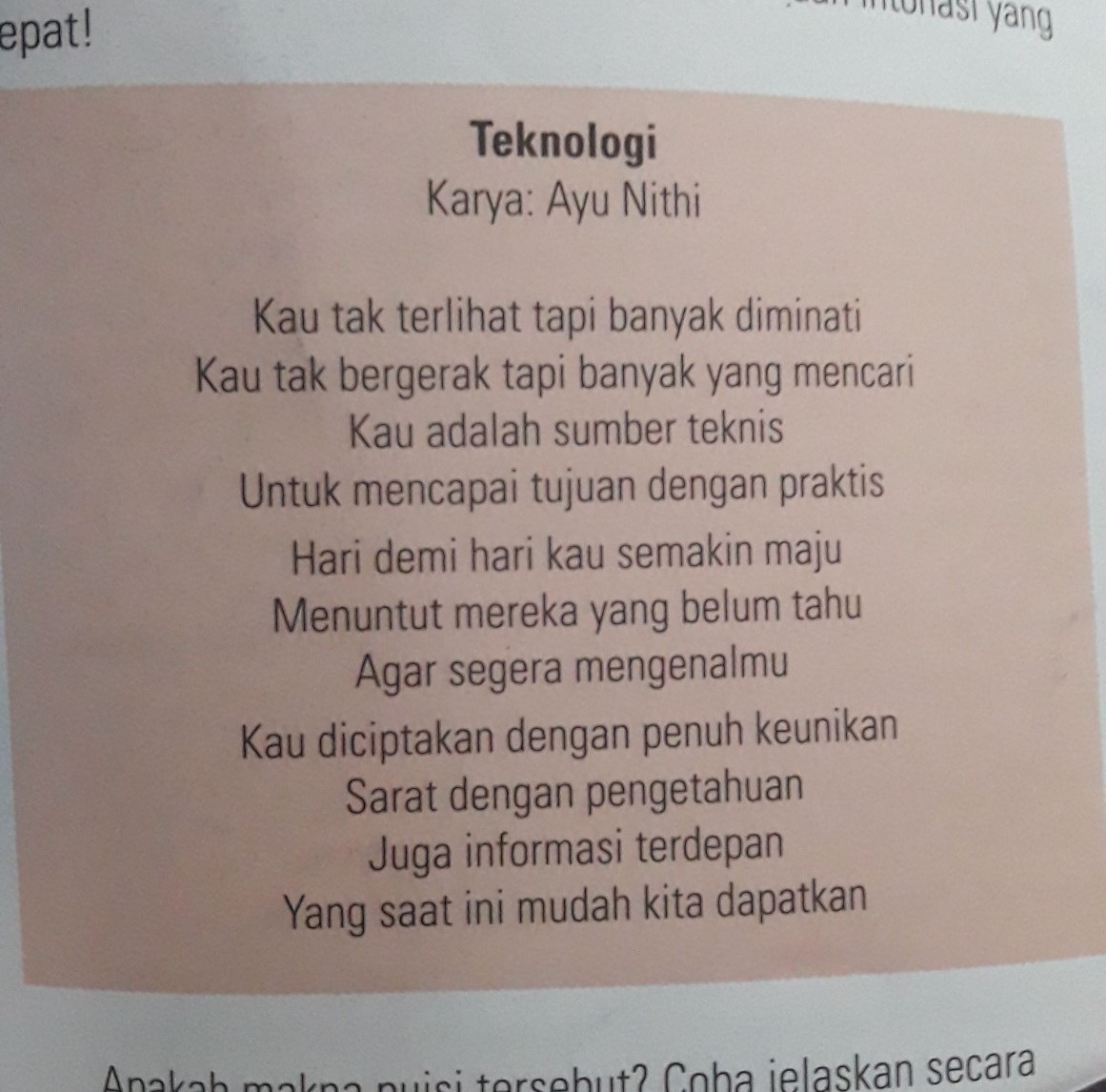 Detail Puisi Tentang Teknologi Nomer 6