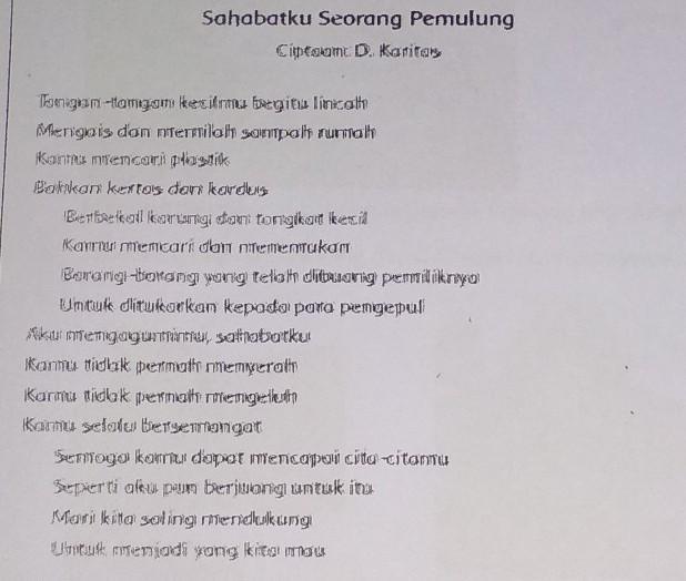 Detail Puisi Tentang Waktu Nomer 35