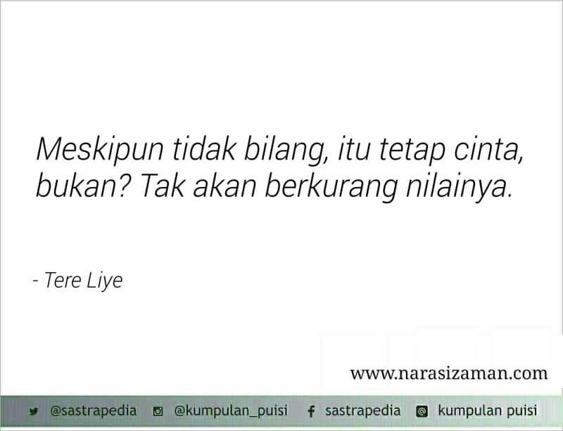 Detail Puisi Tere Liye Nomer 39