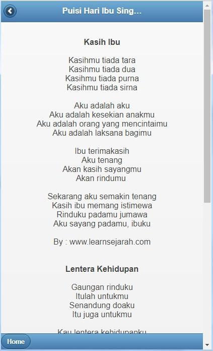 Detail Puisi Terimakasih Ibu Nomer 9