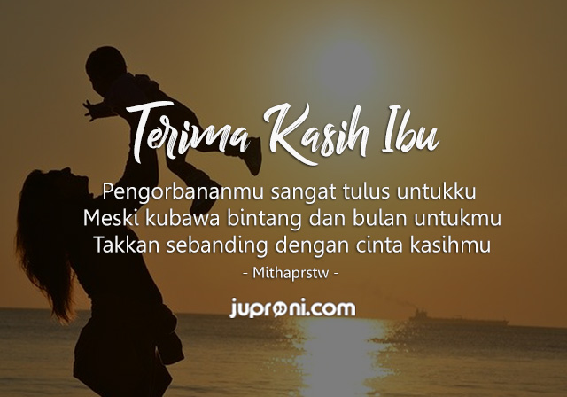 Detail Puisi Terimakasih Ibu Nomer 3
