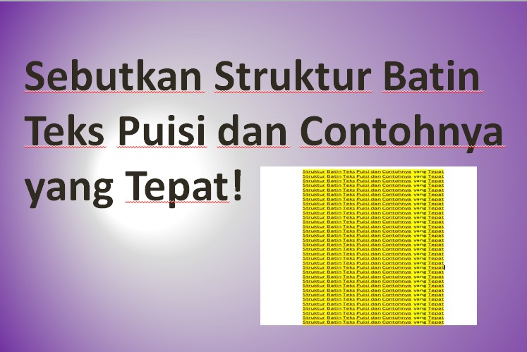 Detail Puisi Tuhan Telah Menegurmu Nomer 52