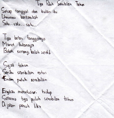 Detail Puisi Ulang Tahun Nomer 22