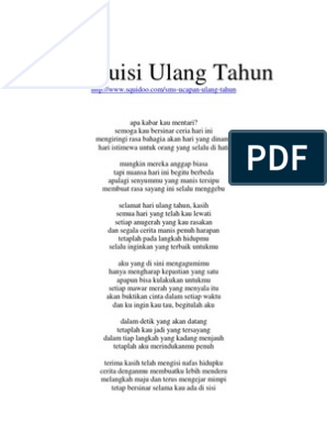 Detail Puisi Ulang Tahun Pacar Nomer 7
