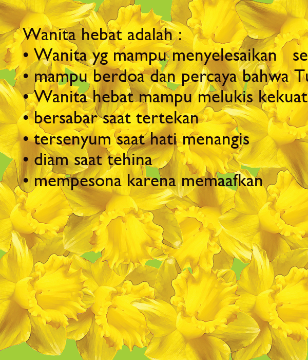 Detail Puisi Wanita Hebat Nomer 37