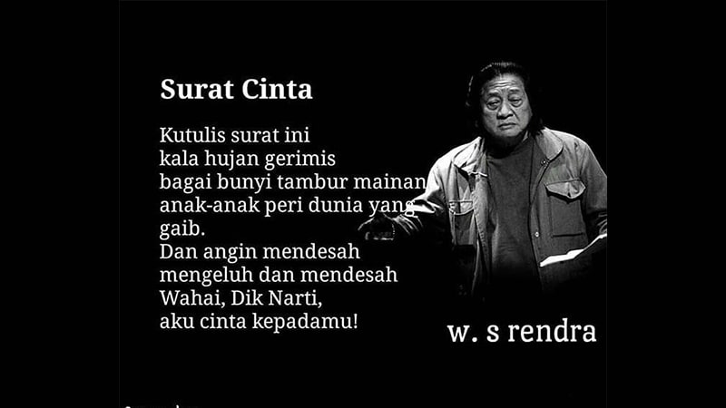 Detail Puisi Ws Rendra Perjuangan Nomer 18