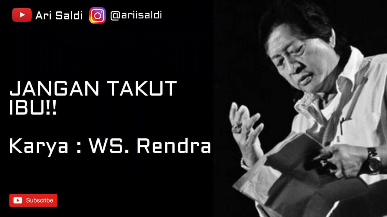 Detail Puisi Ws Rendra Perjuangan Nomer 19