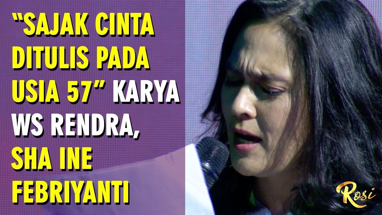 Detail Puisi Ws Rendra Tentang Cinta Nomer 22