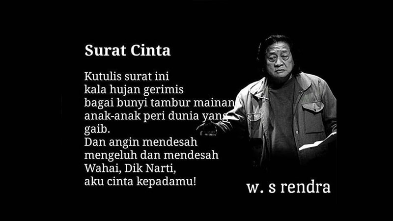 Detail Puisi Ws Rendra Tentang Cinta Nomer 46