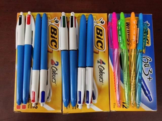 Detail Pulpen Bic 4 Warna Nomer 12