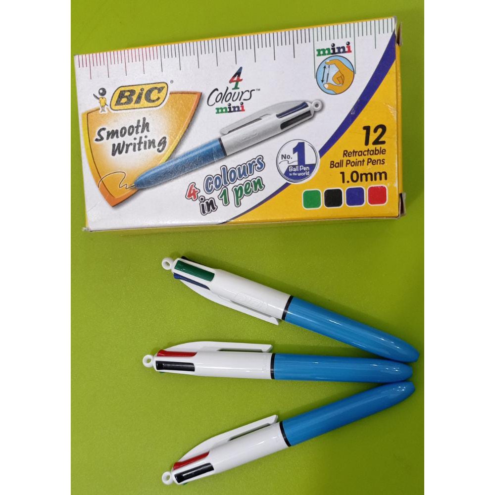 Detail Pulpen Bic 4 Warna Nomer 18