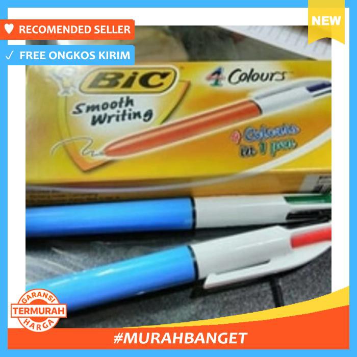 Detail Pulpen Bic 4 Warna Nomer 29