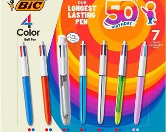 Detail Pulpen Bic 4 Warna Nomer 35