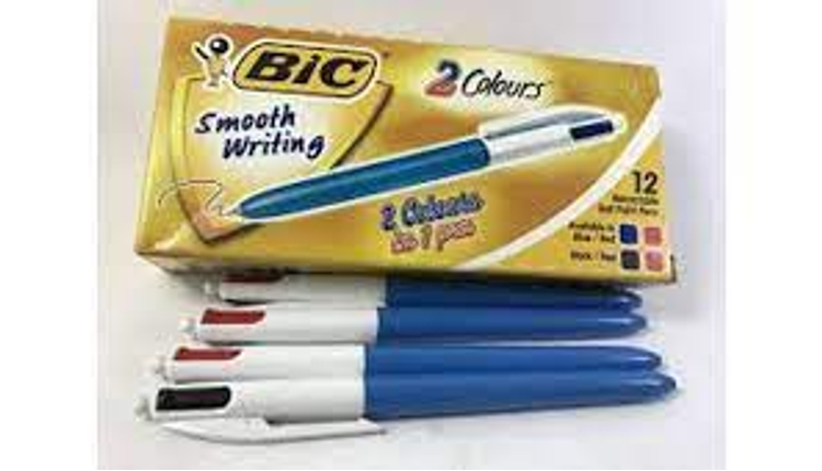 Detail Pulpen Bic 4 Warna Nomer 10