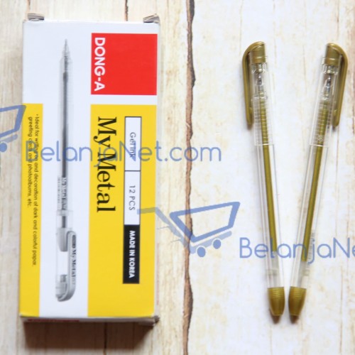 Detail Pulpen Tinta Emas Nomer 39