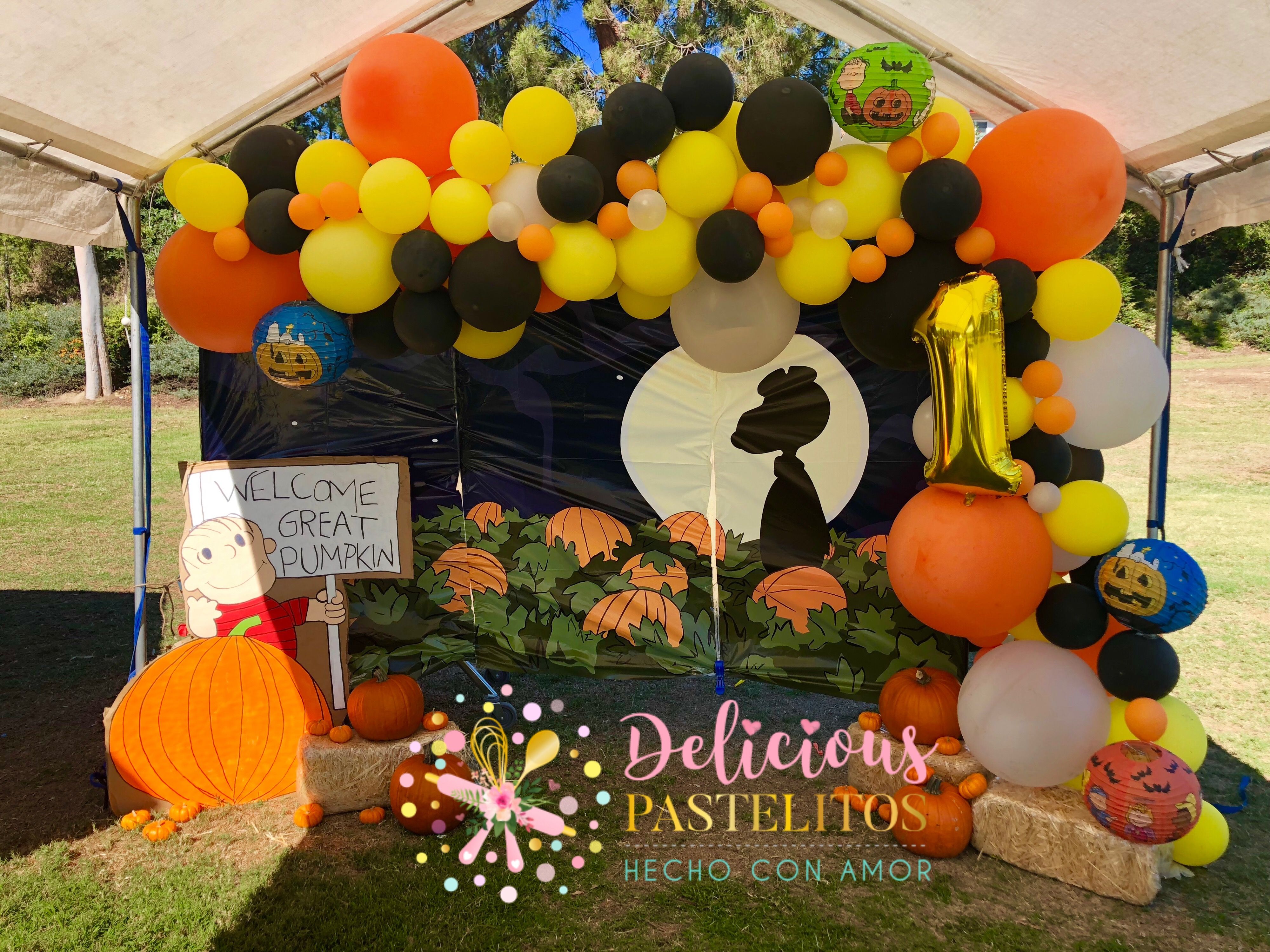 Detail Pumpkin Balloon Garland Nomer 47