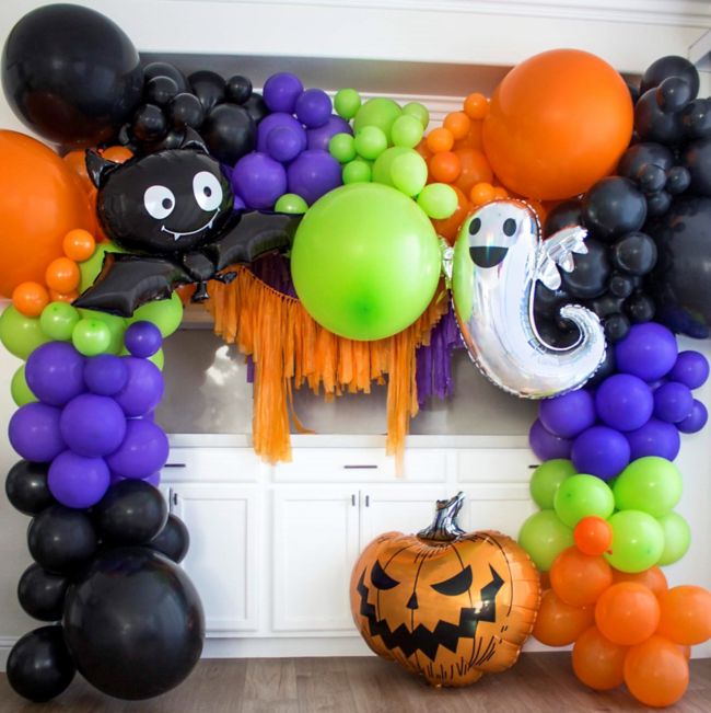 Detail Pumpkin Balloon Garland Nomer 8