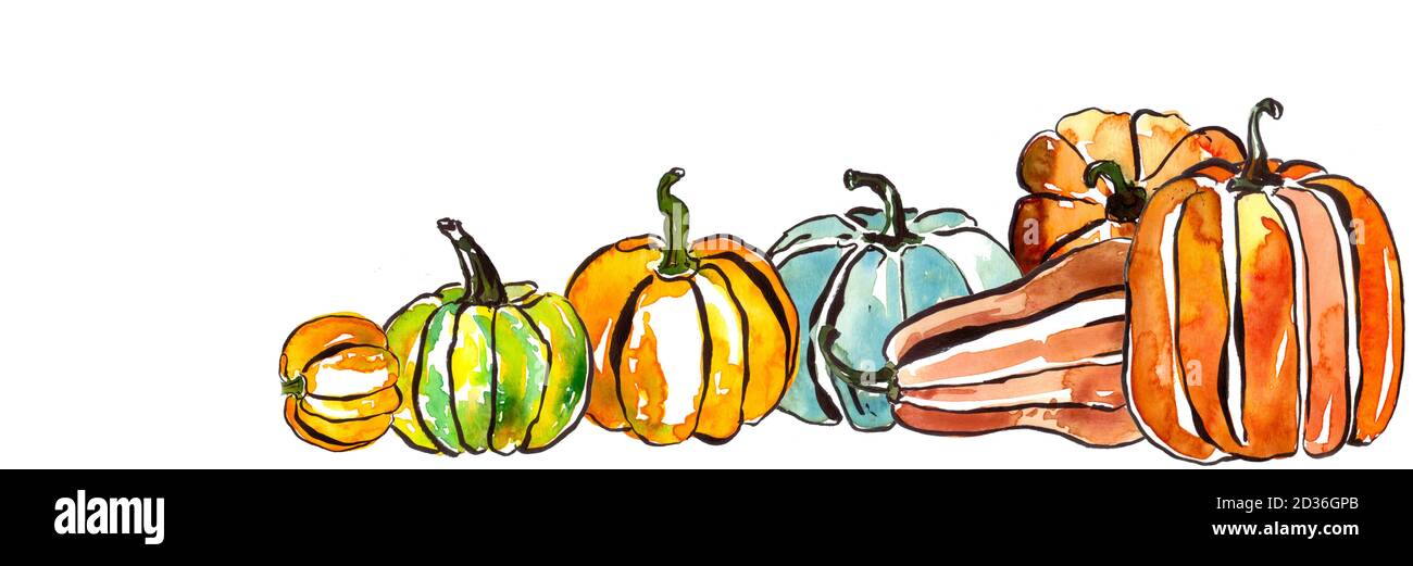 Detail Pumpkin Banner Clipart Nomer 23