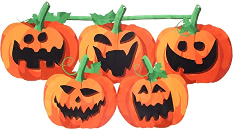 Detail Pumpkin Banner Clipart Nomer 30