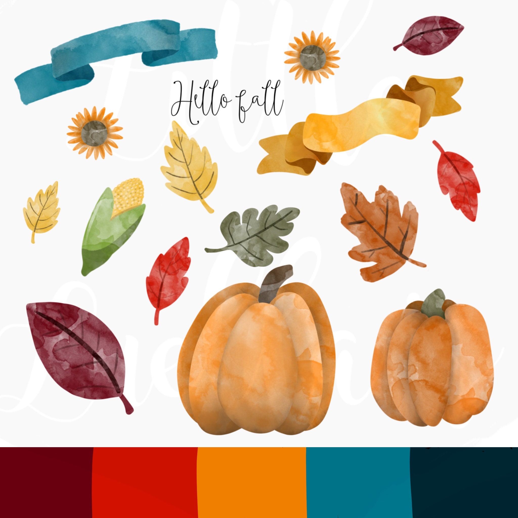 Detail Pumpkin Banner Clipart Nomer 40