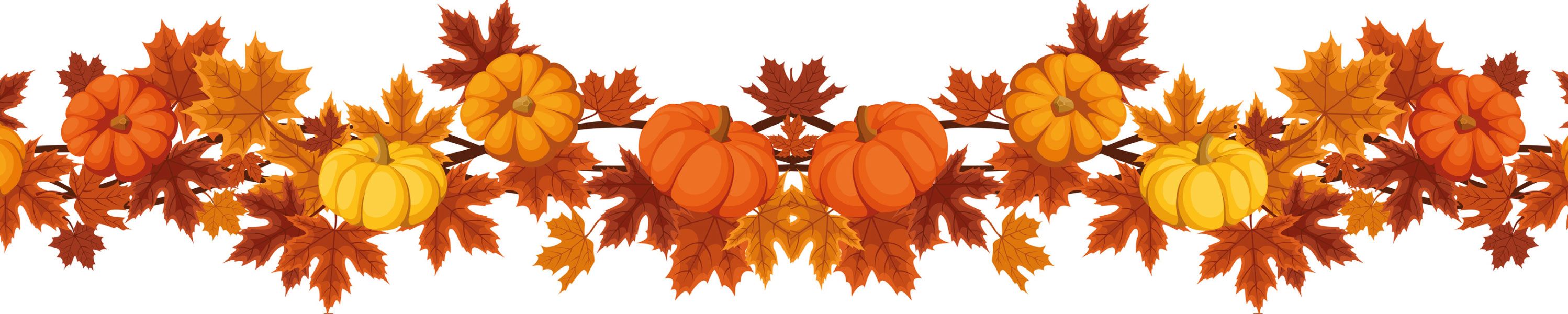 Detail Pumpkin Banner Clipart Nomer 8