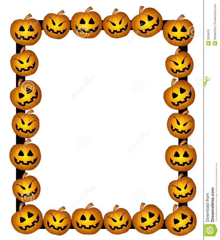 Detail Pumpkin Border Clip Art Free Nomer 7