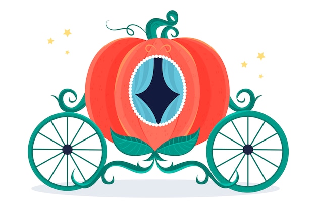 Detail Pumpkin Carriage Clipart Nomer 44