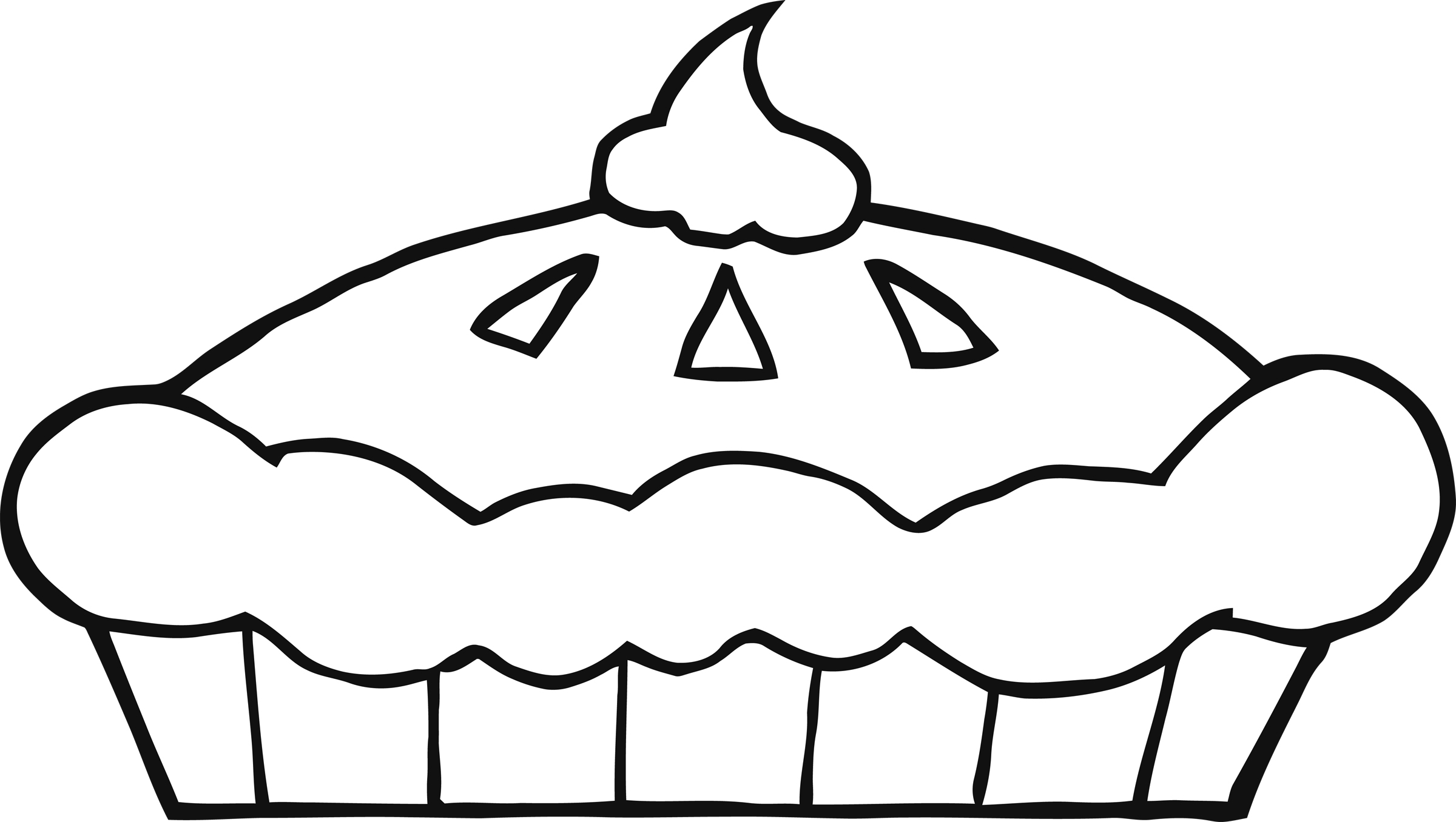 Detail Pumpkin Pie Clipart Free Nomer 30