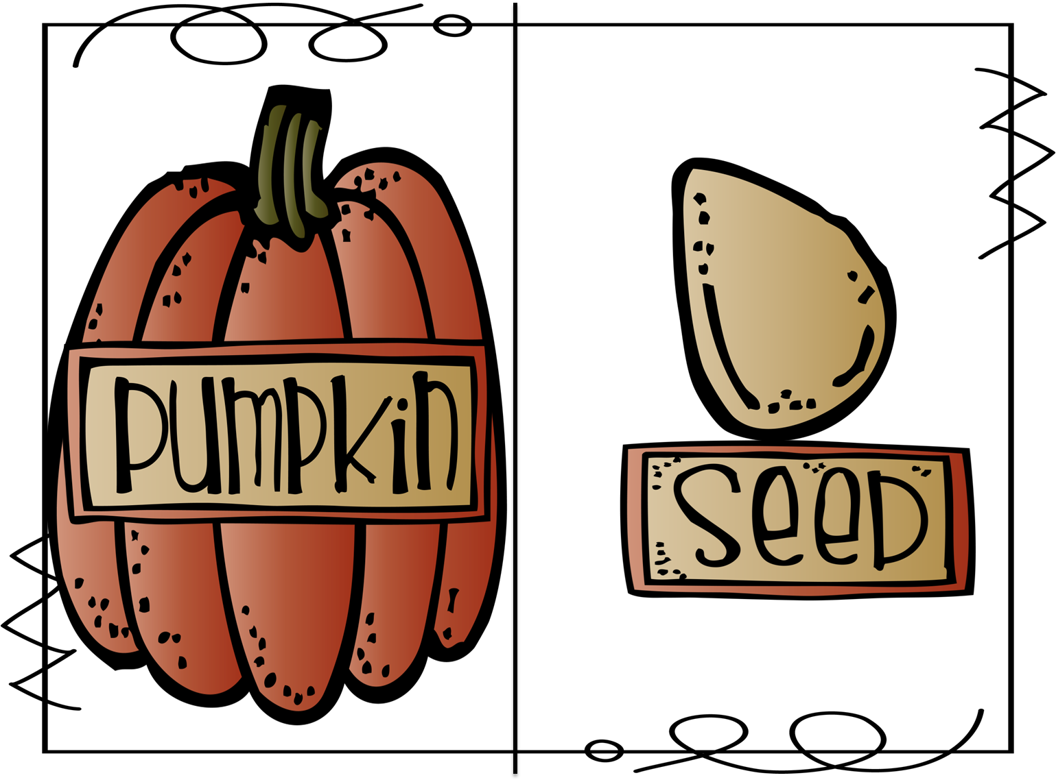 Detail Pumpkin Seed Clip Art Nomer 42