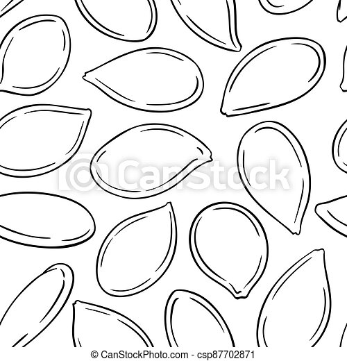 Detail Pumpkin Seed Clip Art Nomer 8