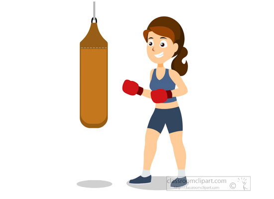 Detail Punching Bag Clip Art Nomer 7