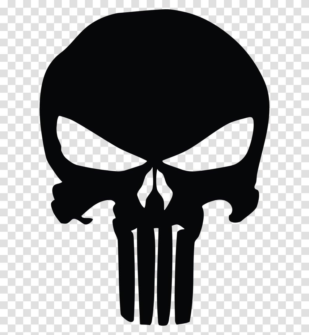 Detail Punisher Skull Vector Nomer 2