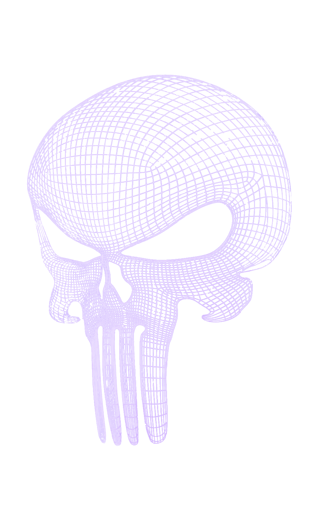 Detail Punisher Skull Vector Nomer 23
