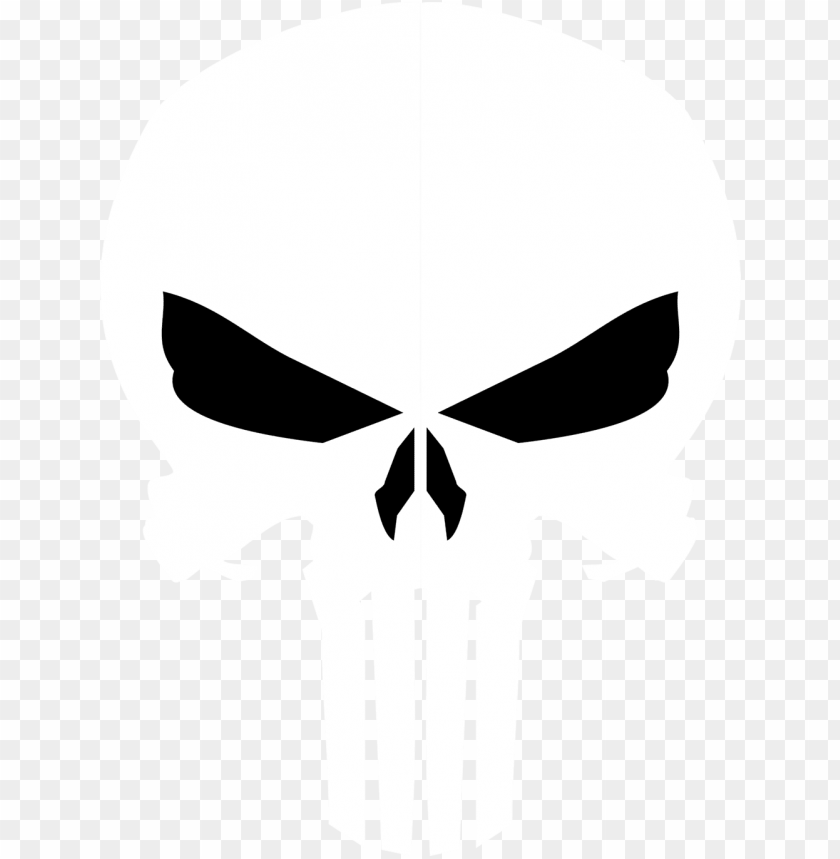 Detail Punisher Skull Vector Nomer 27