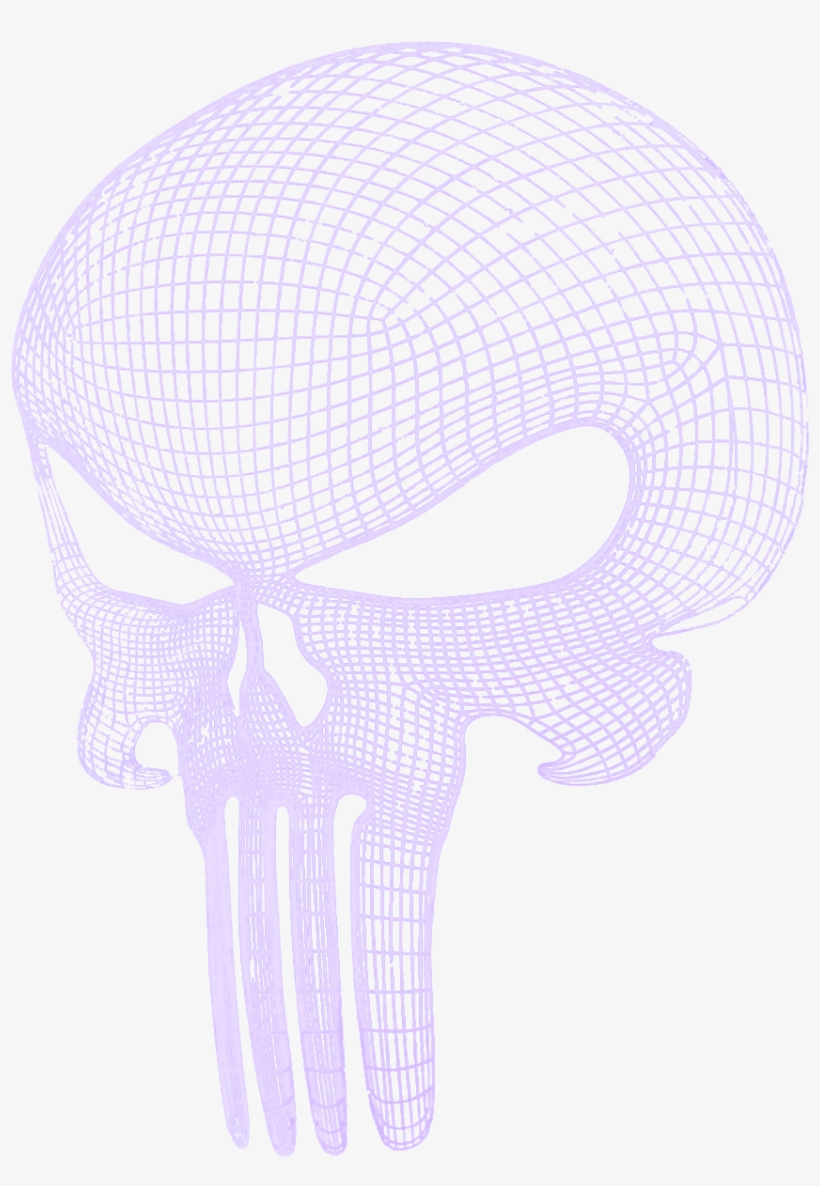 Detail Punisher Skull Vector Nomer 44