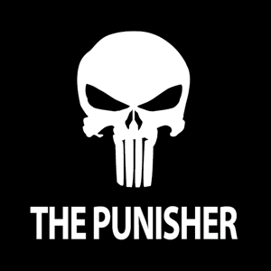 Detail Punisher Skull Vector Nomer 7