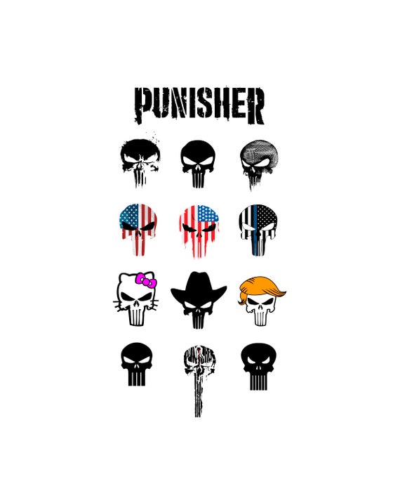 Detail Punisher Vector Nomer 23