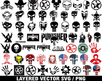 Detail Punisher Vector Nomer 53