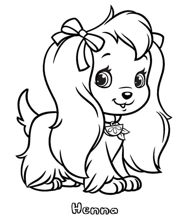 Detail Puppy Colouring Pages Nomer 10