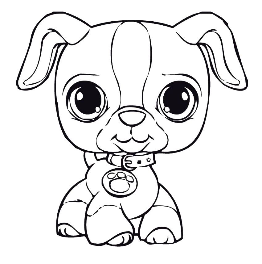 Detail Puppy Colouring Pages Nomer 14