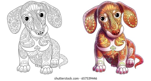 Detail Puppy Colouring Pages Nomer 15