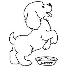 Detail Puppy Colouring Pages Nomer 26