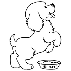 Detail Puppy Colouring Pages Nomer 26