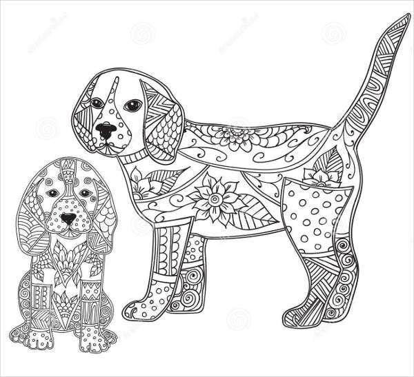 Detail Puppy Colouring Pages Nomer 32